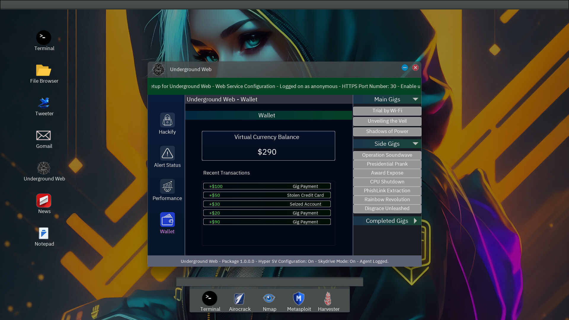 匿名黑客模拟器 Anonymous Hacker Simulator_0
