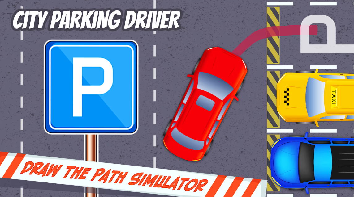 城市停车司机：绘制路径模拟器（City Parking Driver: Draw The Path Simulator）_0