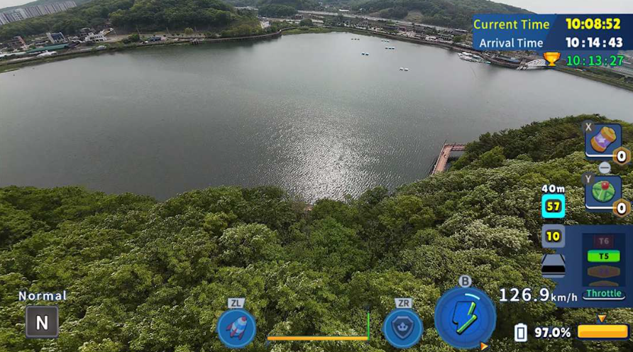 韩国无人机飞行游览白云湖 Korean Drone Flying Tour_0