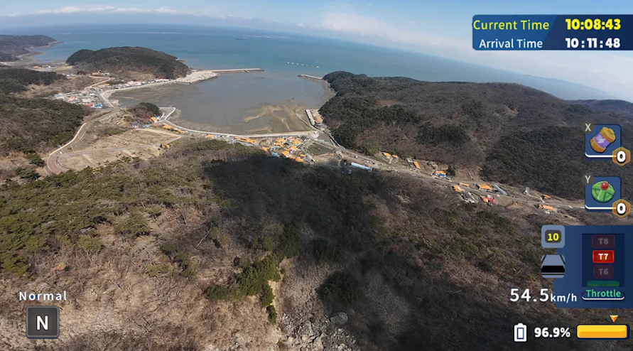 韩国无人机飞行游览 北里船着场 Korean Drone Flying_0