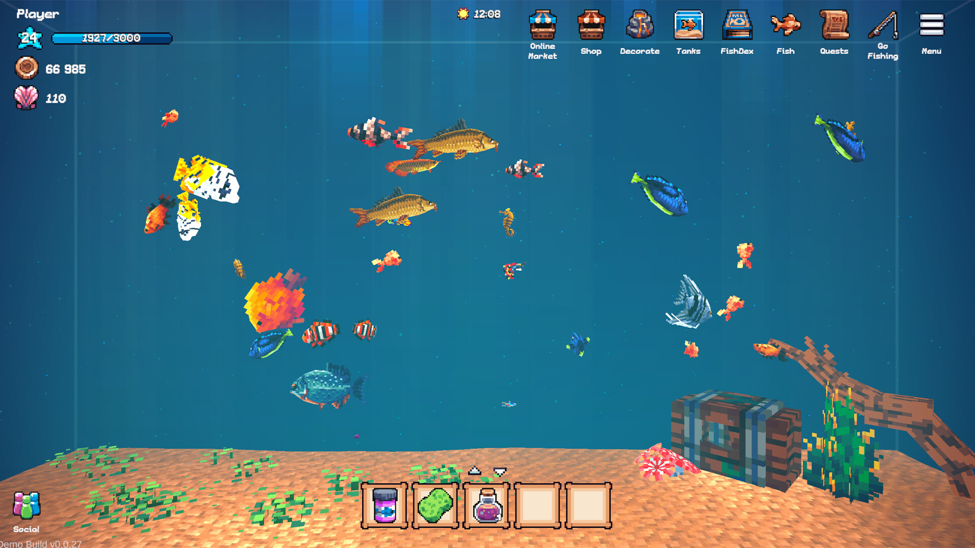 全球鱼友俱乐部:放置好时光/Tiny Aquarium: Social Fishkeeping_1