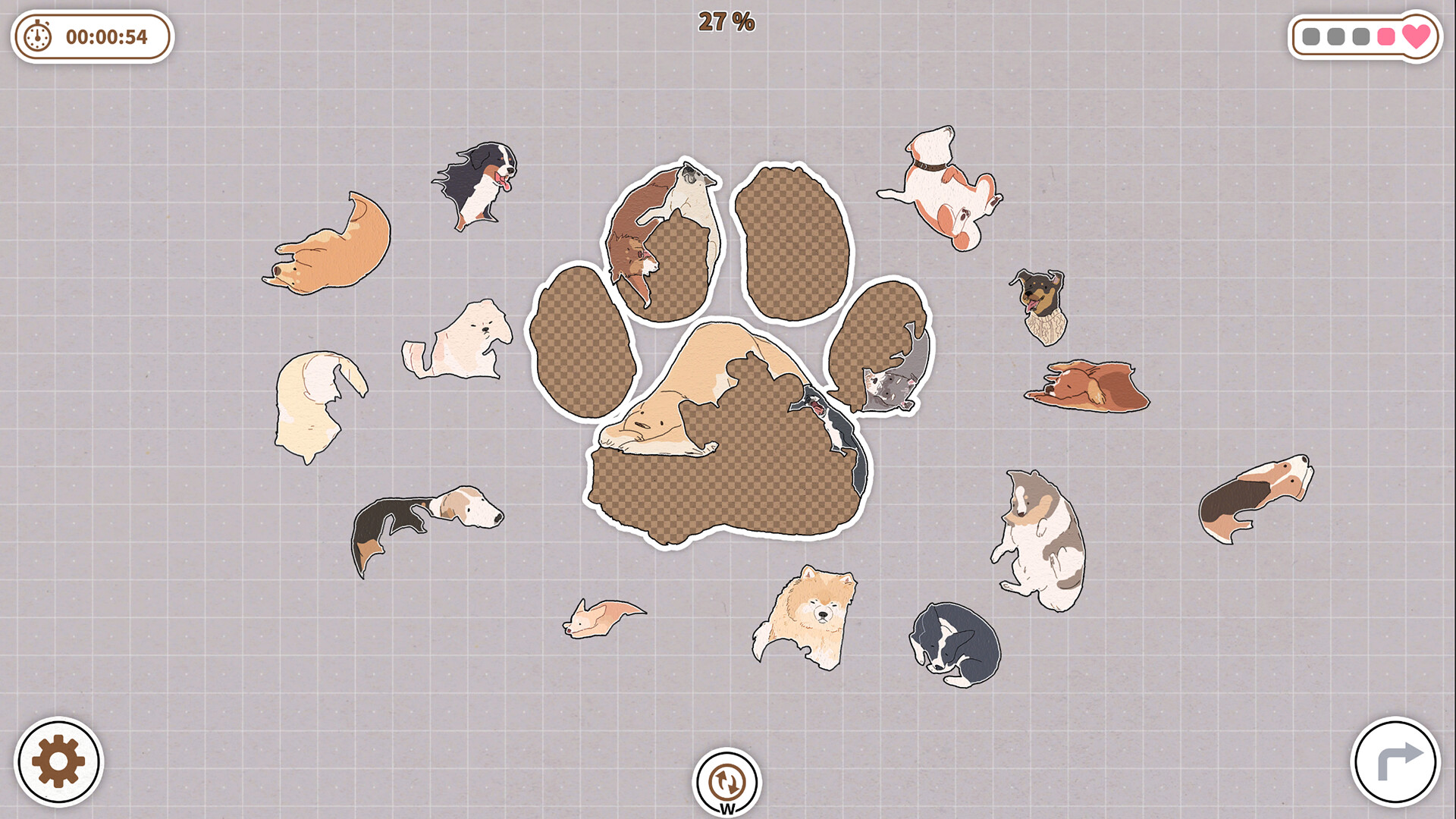 挤在一起的狗狗们/Dogs Huddled Together_1