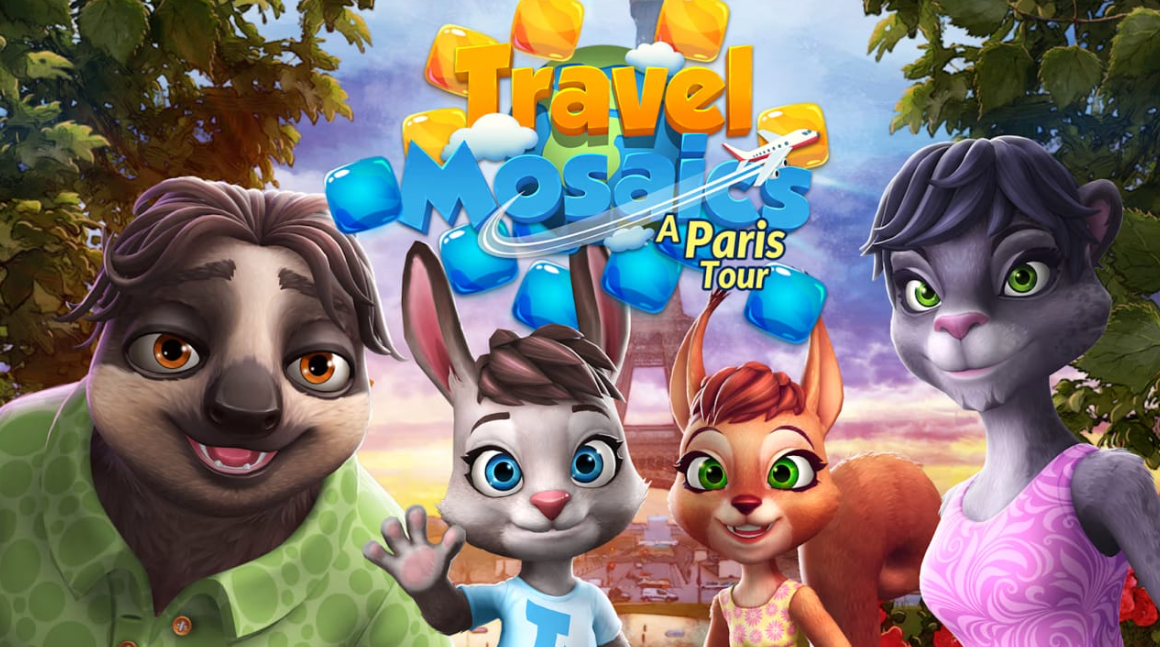 旅行马赛克:巴黎之旅 Travel Mosaics: A Paris Tour_0